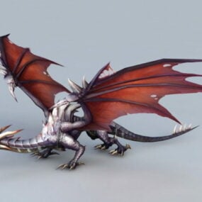 Drake Dragon Creature 3d-modell