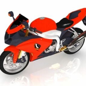 Çift Spor Motosiklet 3D modeli