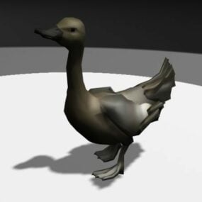 Model 3d Duck Running