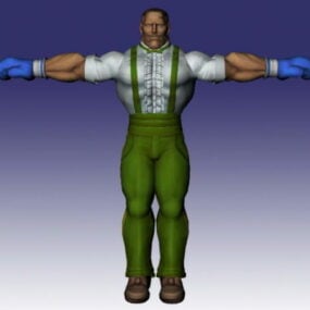 Dudley In Street Fighter 3d модель