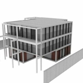 3D model mezonetového bytu