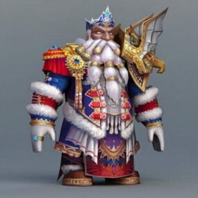 Dwarf King 3d model