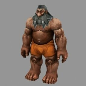 Dwarf Male Character Character 3d model
