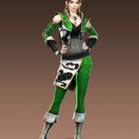 Dynasty Warriors Girl 3d model