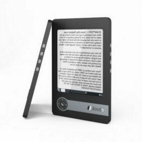 Leitor de e-book Modelo 3d