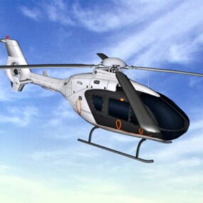 Helicóptero civil Ec135 modelo 3d