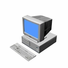 Early Desktop Computer 3d model