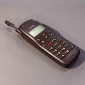 نموذج هاتف نوكيا المحمول المبكر ثلاثي الأبعاد
