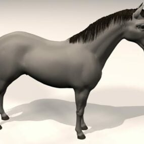 Πασχαλινό άλογο ζώο 3d μοντέλο