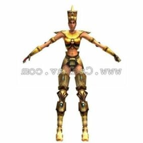 Postava Egypt Žena 3D model
