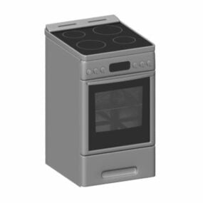 电面包烤箱3d模型
