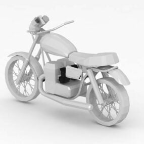 Mô hình xe máy điện 3d