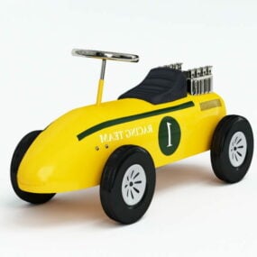 Elektrikli Oyuncak Yarış Arabası 3D model