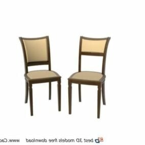 Furniture Elegant Dining Chairs 3d model