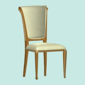 Elegantní jídelní židle 3D model