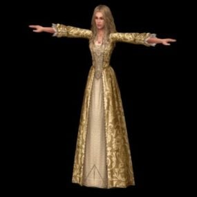 نموذج شخصية إليزابيث سوان ثلاثي الأبعاد