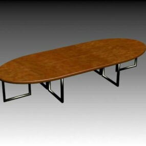 楕円会議テーブル家具3Dモデル