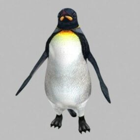 Model Kaisar Penguin 3d