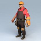 Engineer Character Rigged