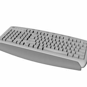 Ergonomisch toetsenbord 3D-model