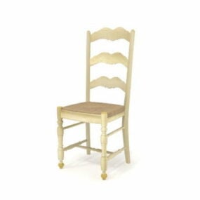 Furniture European Classic Dining Chair 3d model
