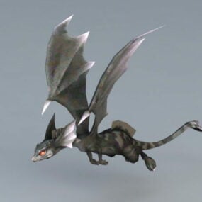 3D model Evil Black Dragon