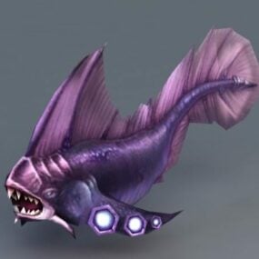 דגם Evil Fish תלת מימד