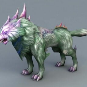 Evil Wolf 3d model