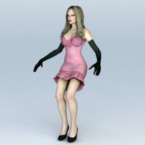 Femme maléfique Démon modèle 3D