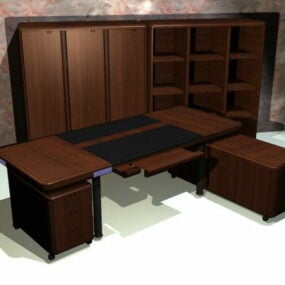 Set Perabot Kantor Eksekutif model 3d