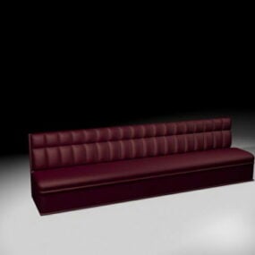 Extra Long Sofa 3d model
