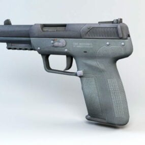Gammal pistolpistol 3d-modell