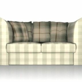 3д модель тканевого дивана Loveseat Furniture