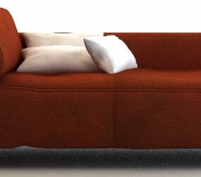 Modello 3d di mobili per divani in tessuto