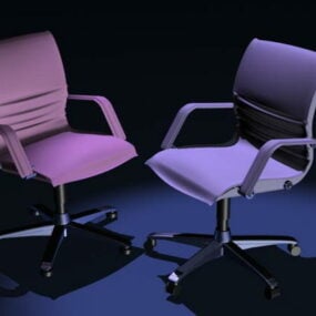 Fabric Swivel Chair 3d model