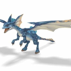 Dragon féerique modèle 3D