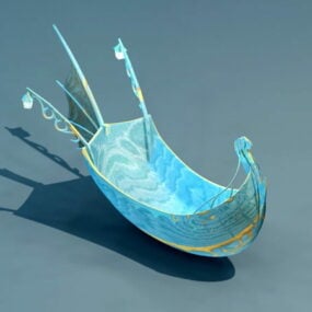 Fairy Boat 3d model