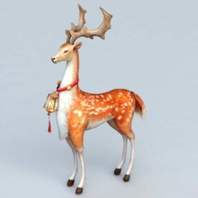 Fallow Deer Buck 3d model