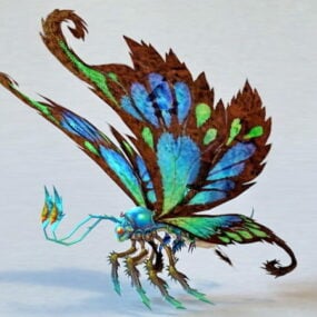 Fantasy Giant Butterfly 3d model