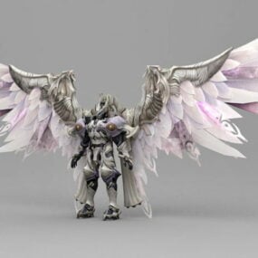 Fantasy Knight Armor Angel 3d model