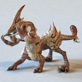Fantezi Canavar Canavar Yaratık 3d modeli