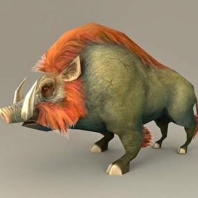 الخيال نموذج الخنزير البري 3D