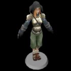 Fantasy Soldier Girl Character