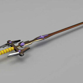 Фентезійний меч 3d модель