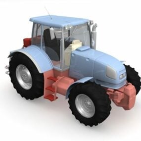 Farm Tractor 3d-model