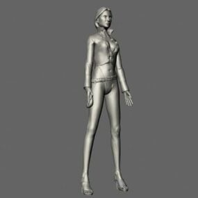 نموذج المرأة العصرية 3D