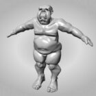 Fat Monster Character