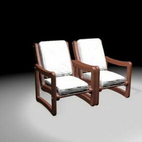 Fauteuil Elbow Chairs 3d model