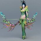 Archer de forêt elfique femelle