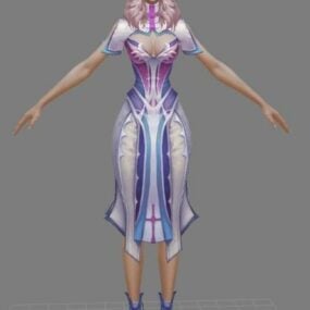Female Sorcerer 3d model